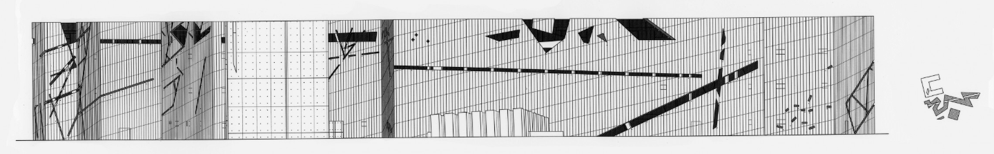 Jewish Museum, Berlin - Elevation Drawing